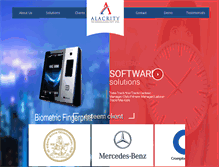 Tablet Screenshot of alacritytechnologies.com
